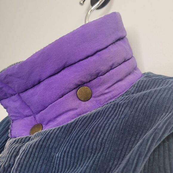 AVIATOR NATION corduroy reversible snap button vest RARE M - Picture 9 of 14